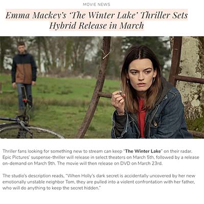 Emma Mackey’s ‘The Winter Lake’ Thriller Sets Hybrid Release in March